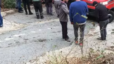 Rize'de şarampole yuvarlanan otomobildeki 3 kişi yaralandı