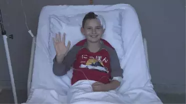 Romanya'da doktorlar cesaret edemedi: Minik Mateo beynindeki tümörden Türkiye'de kurtuldu
