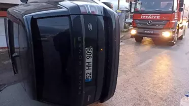Samsun'da trafik kazası: 4 yaralı