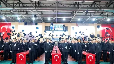 Mersin'de 446 polis adayı mezun oldu