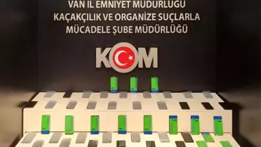 Van'da Gümrük Kaçağı Malzemeler Ele Geçirildi