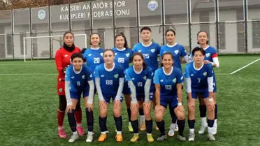 Kadınlar 2. Lig C Grubu'nda Gölbaşı Belediyespor, Kılıçaslan Yıldızspor'u 5-0 mağlup etti