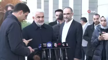HÜDA PAR Genel Başkanı Yapıcıoğlu: 'Bugünkü görüşmemiz Cumhurbaşkanımızla önümüzdeki yerel seçimlerle ilgili gündemiyle bir araya geldik'