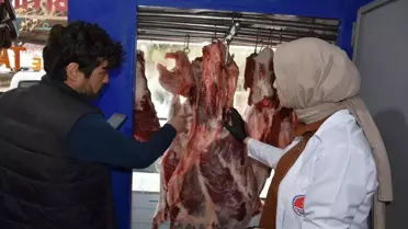 İskilip Belediyesi Zabıta Ekipleri Et İşyerlerini Denetledi