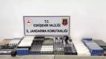 Eskişehir'de Kaçak Sigara Operasyonu: 2 Kişi Gözaltına Alındı