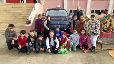 TOGG, Vezirköprü'deki etkinlikte öğrencilerle buluştu