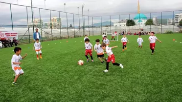 Kumluca'da Anaokulları Futbol Turnuvası
