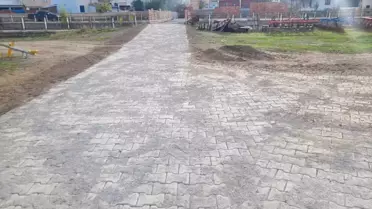 Ulaş ilçesinde kilit parke taşı döşeme çalışmaları devam ediyor