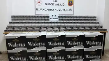 Düzce'de Kaçak Sigara Operasyonu