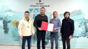 AK Parti Domaniç İlçe Gençlik Kolları Başkanlığı'nda devir teslim töreni düzenlendi