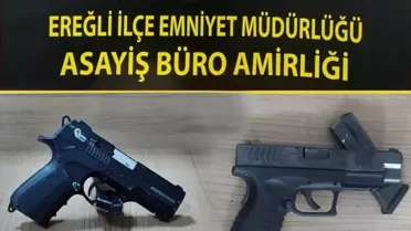 Konya Ereğli'de Uyuşturucu ve Silah Operasyonu: 17 Gözaltı