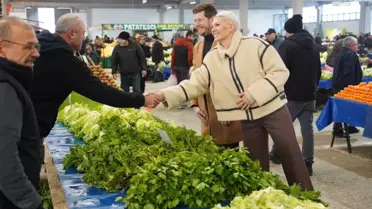 Bilecik Belediye Başkan Vekili Kapalı Pazar Esnafını Ziyaret Etti