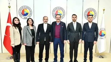 Elazığ Ticaret ve Sanayi Odası Başkanı Rifat Hisarcıklıoğlu ile görüştü