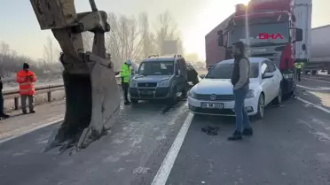 Kütahya'da zincirleme trafik kazası: 4 yaralı