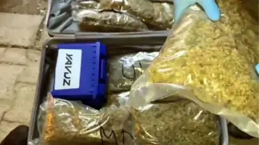 Balıkesir'de ambulansla uyuşturucu sevkiyatı: 9 kilo skunk ele geçirildi
