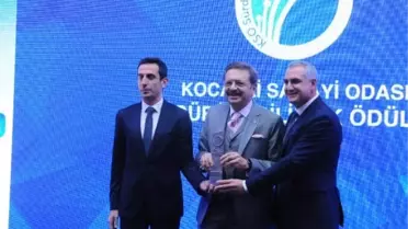 TOBB Başkanı Rifat Hisarcıklıoğlu, Kocaeli Sanayi Odası Ödül Töreni'ne katıldı