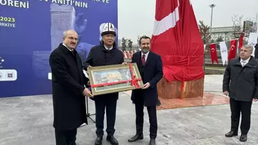 Elazığ'da Cengiz Aytmatov Millet Parkı ve Cengiz Aytmatov Anıtı açıldı