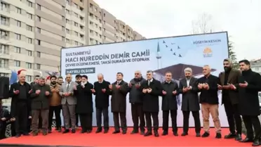 Sultanbeyli'de Hacı Nureddin Demir Camii açıldı
