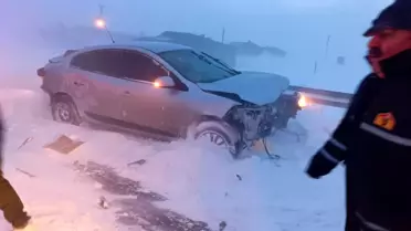 Kars-Digor-Iğdır karayolunda trafik kazası: 1 ölü, 6 yaralı