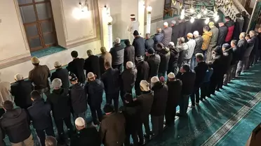 Hacı Bayram-ı Veli Camisi'nde şehitler için dua edildi