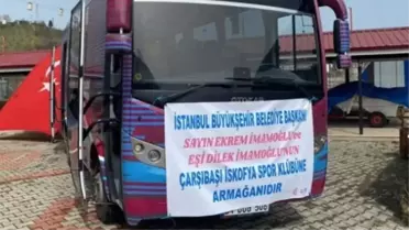 İBB Başkanı Ekrem İmamoğlu ve eşi Dilek İmamoğlu'nun hediye ettiği otobüse saldırı