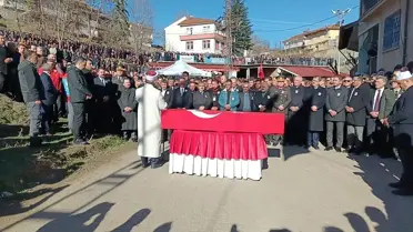 Irak'ta şehit olan Piyade Sözleşmeli Er Yasin Karaca son yolculuğuna uğurlandı