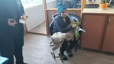 Korkuteli'de dilencilere işlem yapıldı