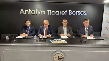 Antalya Ticaret Borsası İşlem Hacmi 2023'te Yüzde 55 Arttı
