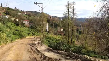 Rize'de doğalgaz çalışması mağduriyet yarattı