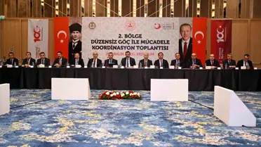 İkinci Bölge Düzensiz Göçle Mücadele Koordinasyon Toplantısı Erzurum'da gerçekleştirildi