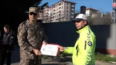 Bartın'da Şahinlere Trafik Eğitimi Verildi