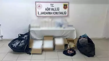 Ağrı'da Kaçakçılık Operasyonu: Birçok Kaçak Malzeme Ele Geçirildi