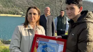 Bartın Emniyet Müdürlüğüne tahsis edilen kontrol botu denize indirildi