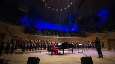 Devlet Çoksesli Korosu, CSO Ada Ankara'da Yeni Yıl Konseri Verdi