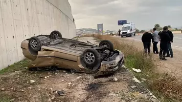 İzmir'in Foça ilçesinde otomobil kazası: 4 kişi yaralandı