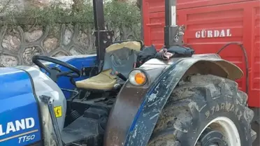 Tokat'ta traktör römorkundaki tekerin üzerine devrildiği kişi hayatını kaybetti