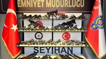 Adana'da Uygulamalarda 60 Silah Ele Geçirildi, 10 Şüpheli Tutuklandı