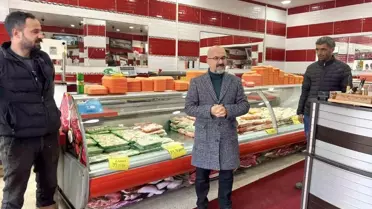 Selim Belediye Başkanı Coşkun Altun, esnafı ziyaret etti