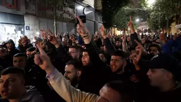 Hamas Lideri Salih el-Aruri'nin Suikast Sonrası Batı Şeria'da Gösteriler Düzenlendi