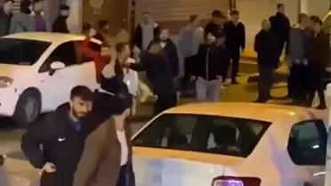 Okmeydanı'nda alkollü sürücü park halindeki araçlara ve bir kadına çarptı