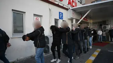 İstanbul'da Mossad adına casusluk faaliyeti iddiasıyla gözaltına alınan 34 şüpheli sağlık kontrolünden geçirildi