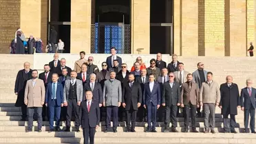 ANAP Genel Başkanı İbrahim Çelebi Anıtkabir'i Ziyaret Etti
