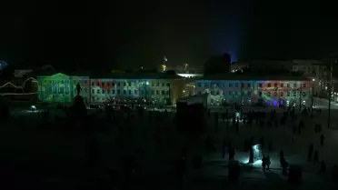 Helsinki'de Lux Festivali Büyüleyici Işık Sanatı Eserleriyle Gerçekleşti