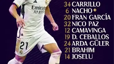 Arda Güler, Real Madrid formasıyla sahaya çıktı