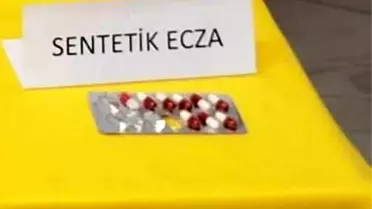 Kütahya'da yapılan operasyonda sentetik ecza hap ele geçirildi