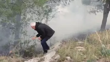 Adana Kozan'da çıkan orman yangını kontrol altına alındı
