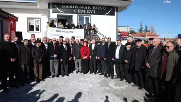 Odunpazarı Belediye Başkanı Kazım Kurt, Sarıkavak Köyü Cemevi'nin açılışına katıldı