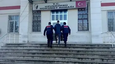 Edirne'de hırsızlık suçundan aranan şahıs yakalandı