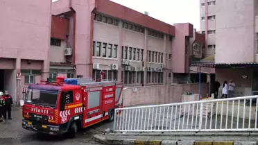 Aydın Devlet Hastanesi'nde Arşiv Odasında Duman Paniği
