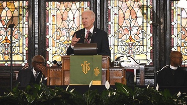 Biden'ın konuşması 'Gazze'de ateşkes' sloganları ile kesildi